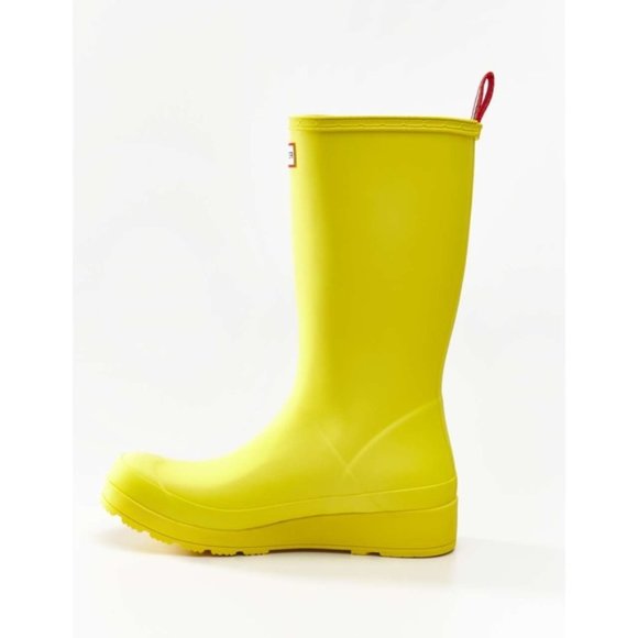 yellow hunter rain boots sale